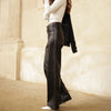 Depeche leather wear Boa leather pants - full length (HW) Pants 099 Black (Nero)
