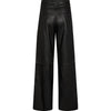 Depeche leather wear Boa leather pants - Wide leg (HW) Pants 099 Black (Nero)