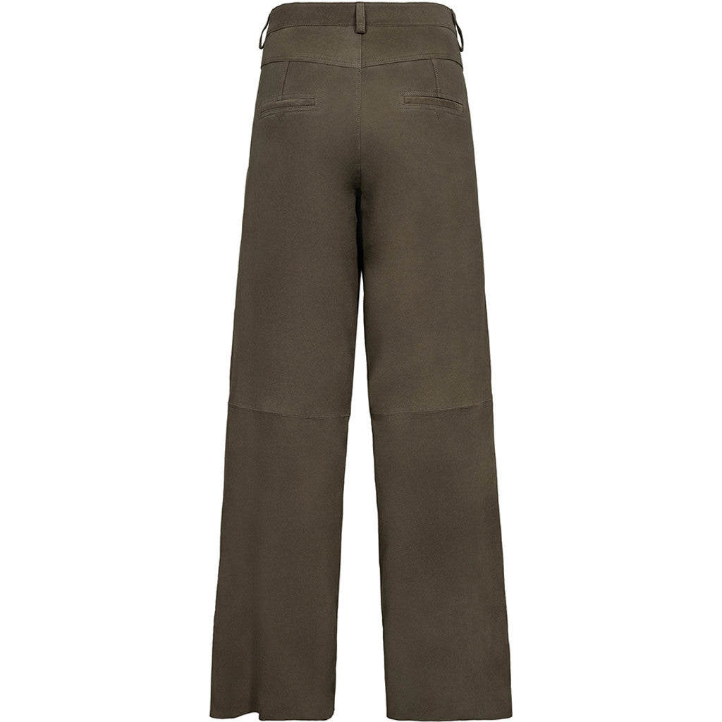 Depeche leather wear Boa suede pants Pants 054 Khaki