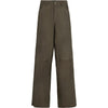 Depeche leather wear Boa HW Wide Leg Suede Pant Pants 054 Khaki