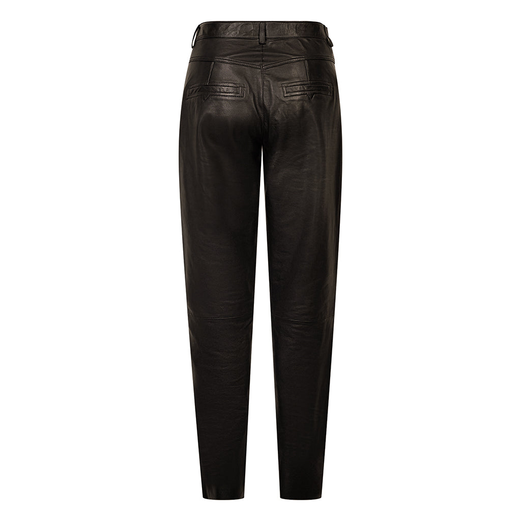 Depeche leather wear Boa skinny leg leather pants Pants 008 Chocolate
