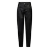 Depeche leather wear Boa skinny leg leather pants Pants 099 Black