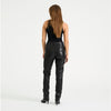 Depeche leather wear Boa skinny leg leather pants Pants 099 Black