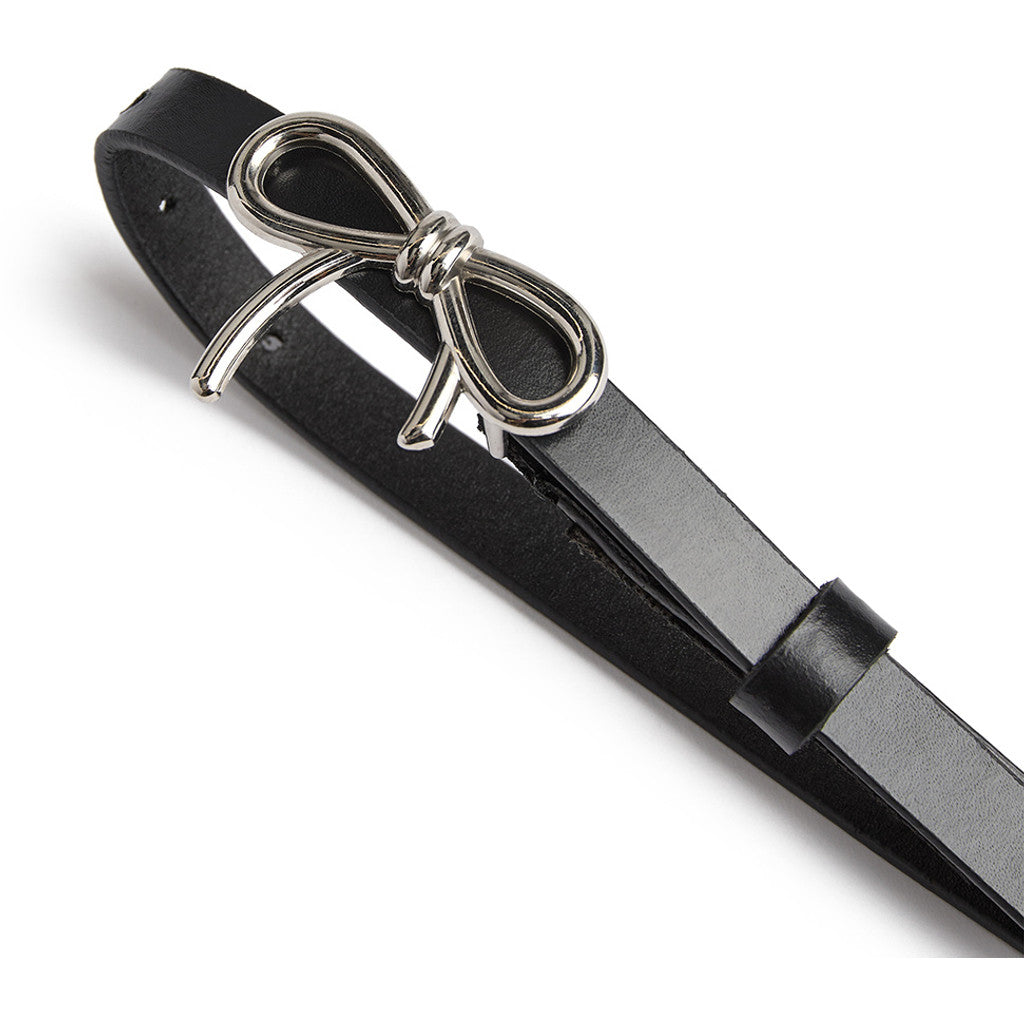 DEPECHE Bow Belt Belt 187 Black/Silver