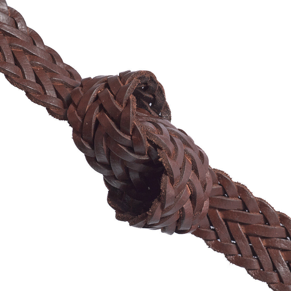 DEPECHE Braided belt Belts 008 Chocolate