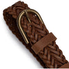 DEPECHE Braided belt Belts 014 Cognac