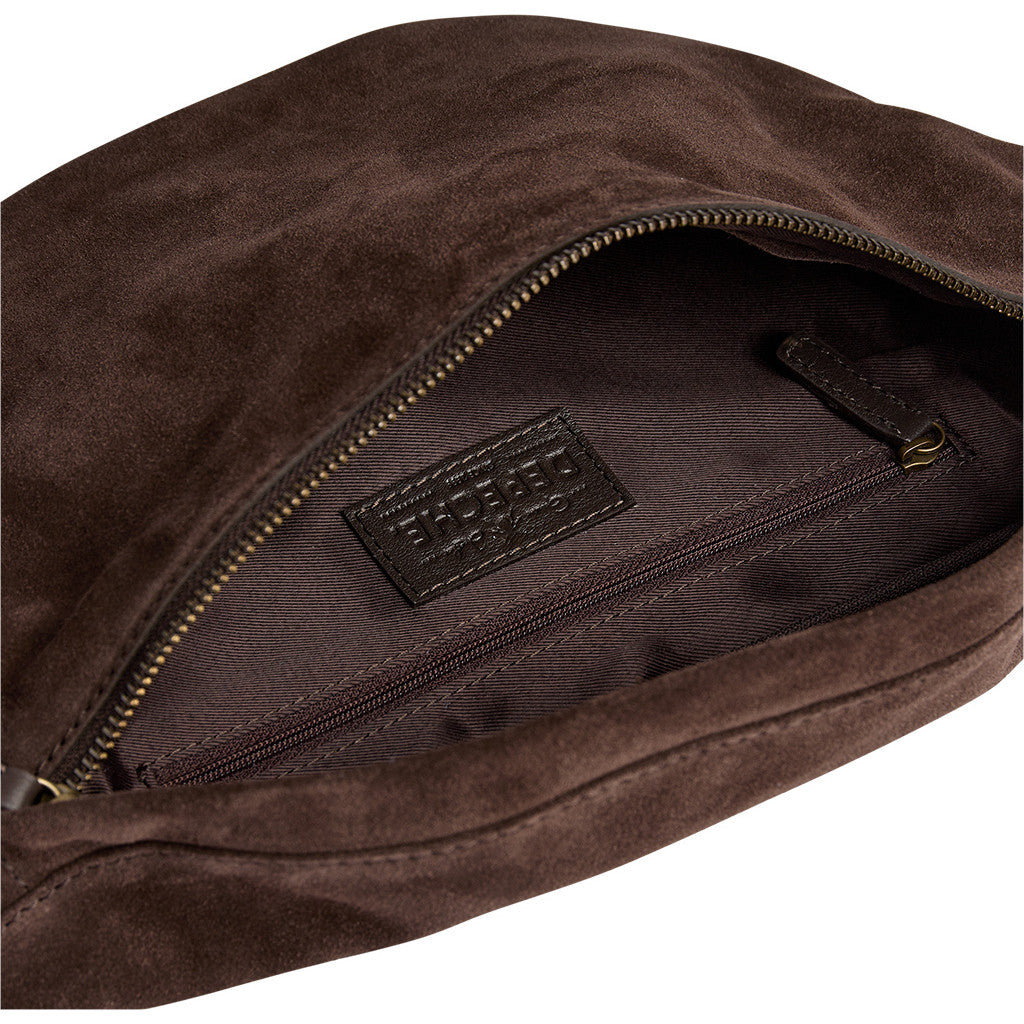 DEPECHE Beautiful suede bumbag Bumbag 008 Chocolate