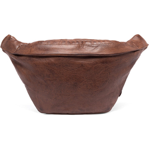 DEPECHE Bumbag in a buttery soft leather quality Bumbag 133 Brandy