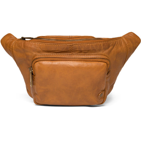 DEPECHE Classic must-have leather bumbag Bumbag 014 Cognac