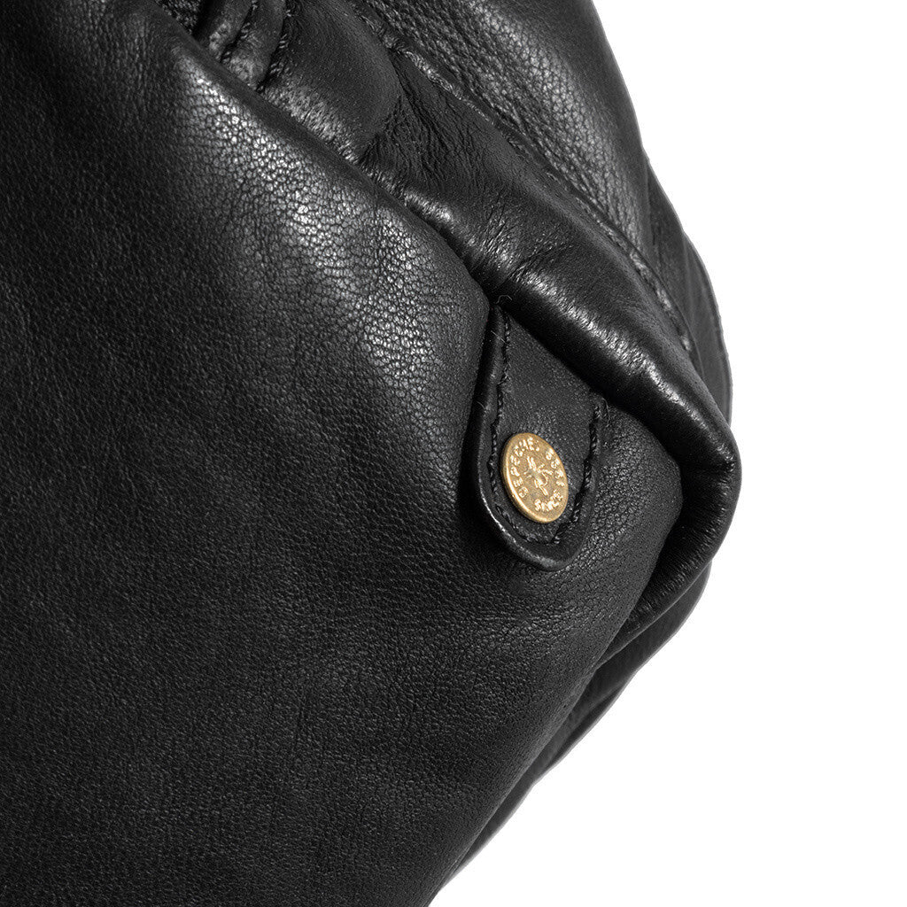 DEPECHE Classic must-have leather bumbag Bumbag 097 Gold