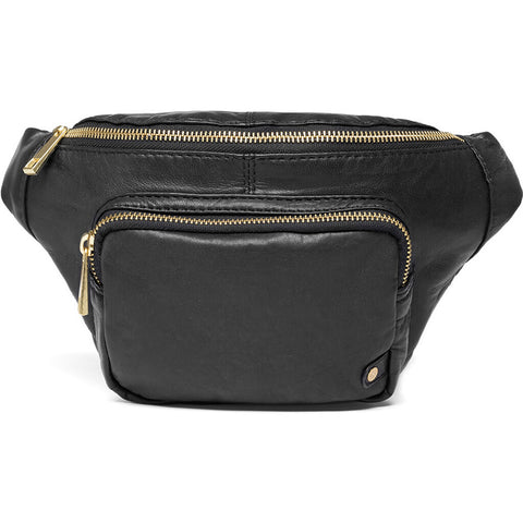 DEPECHE Classic must-have leather bumbag Bumbag 097 Gold