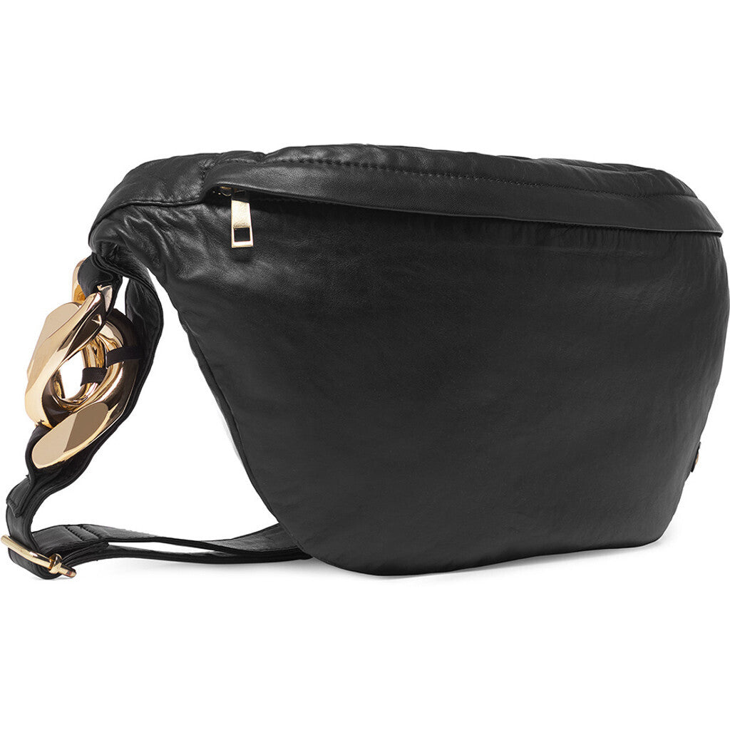 DEPECHE Bumbag with gold details Bumbag 099 Black (Nero)