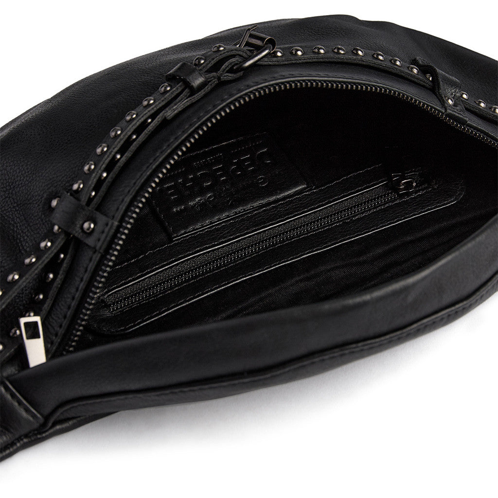 DEPECHE Bumbag with studs Bumbag 099 Black (Nero)