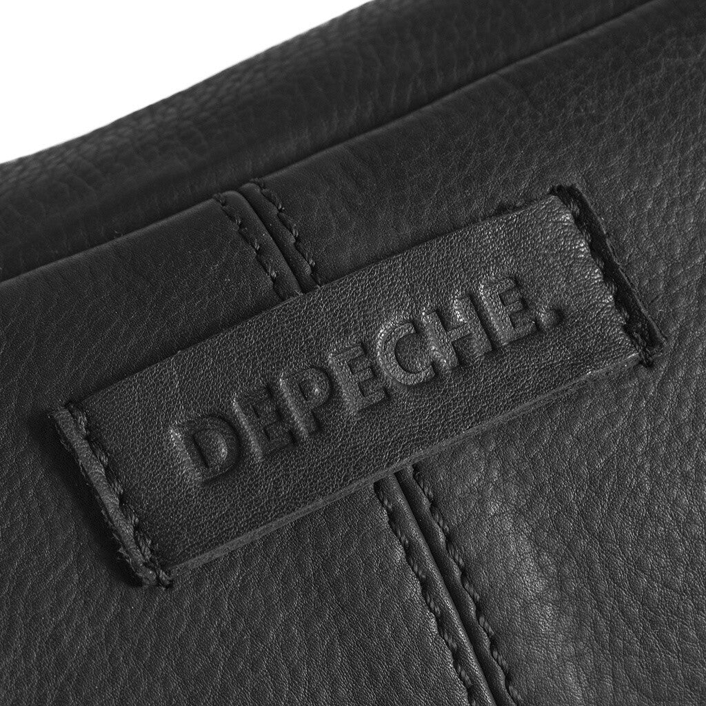 DEPECHE Bumbag with zipper details Bumbag 099 Black (Nero)