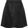 Depeche leather wear Camilla short leather skirt Skirts 099 Black (Nero)