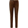 Depeche leather wear Caroline RW chino stretch leather pant Pants 008 Chocolate