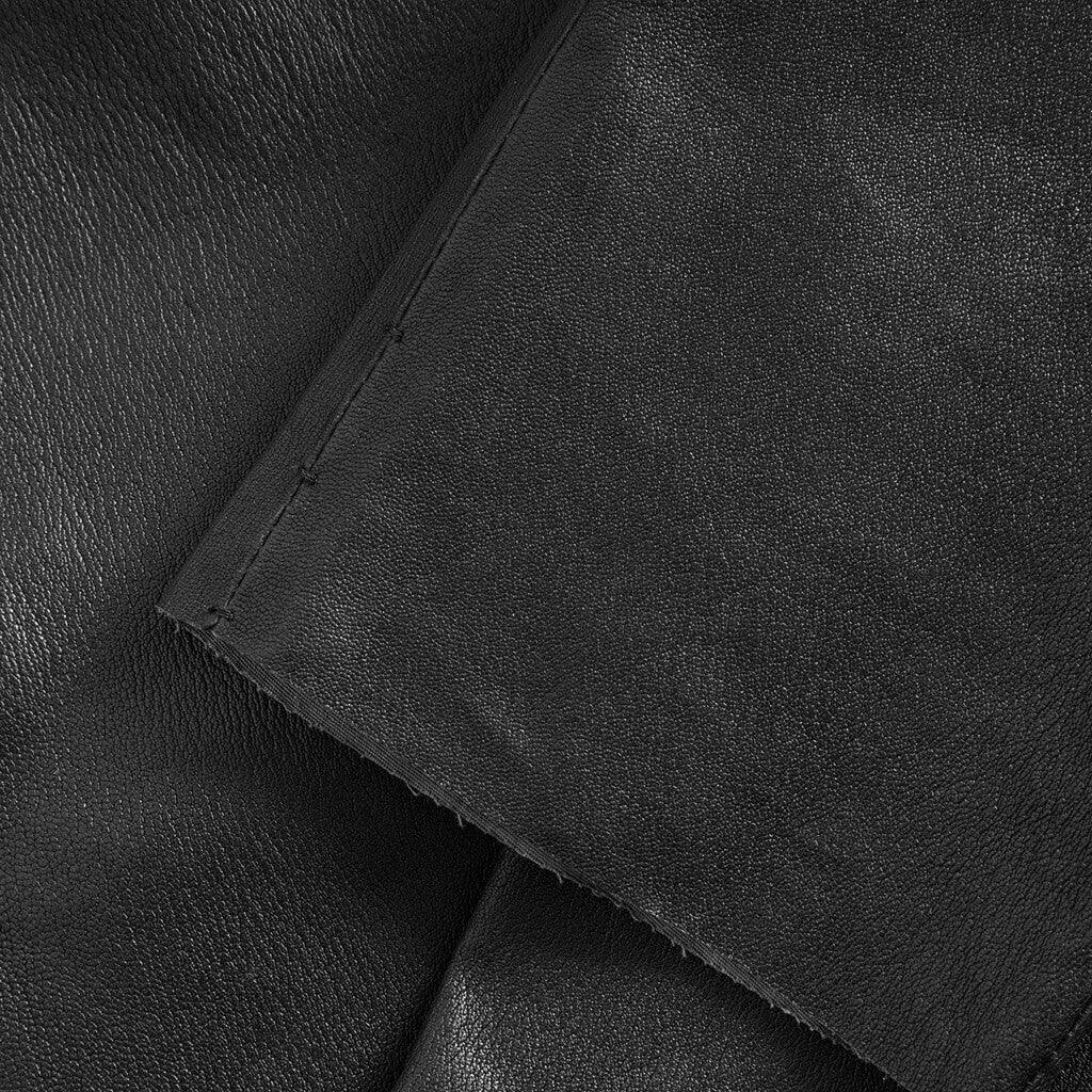 Depeche leather wear Caroline RW chino stretch leather pant Pants 099 Black (Nero)