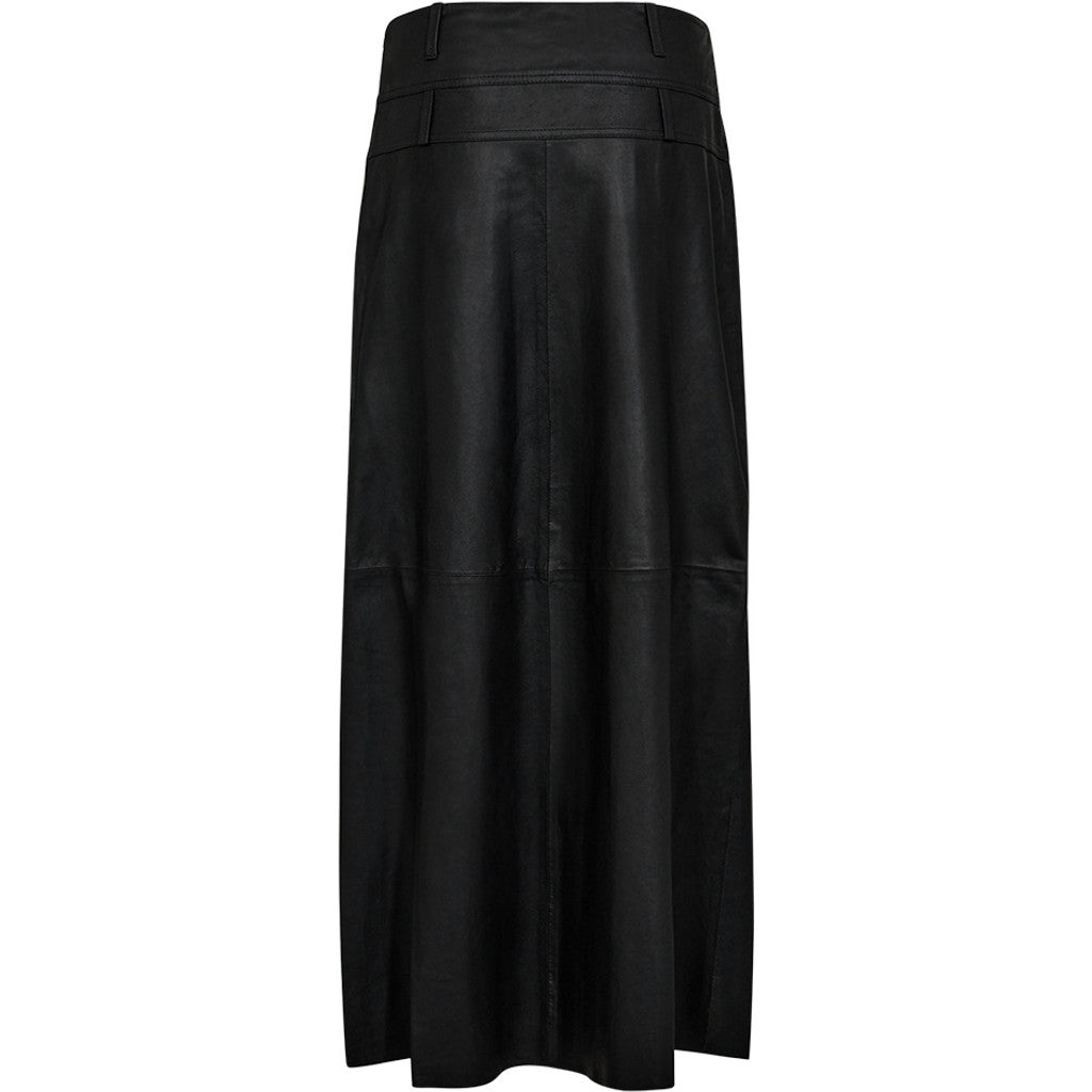 Depeche leather wear Clara maxi leather skirt Skirts 099 Black (Nero)