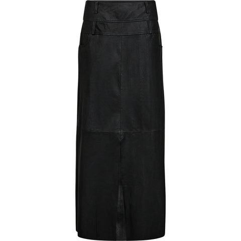 Depeche leather wear Clara maxi leather skirt Skirts 099 Black (Nero)