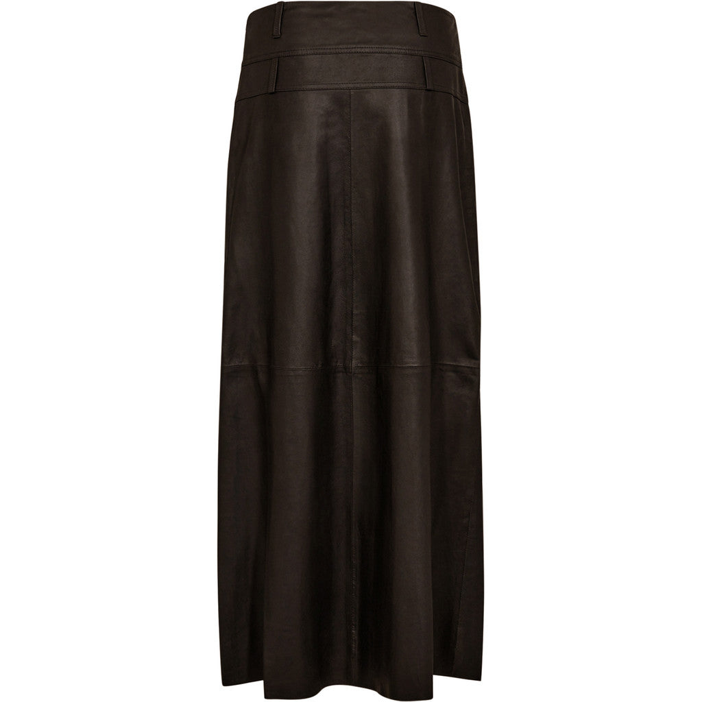 Depeche leather wear Clara maxi leather skirt Skirt 015 Brown