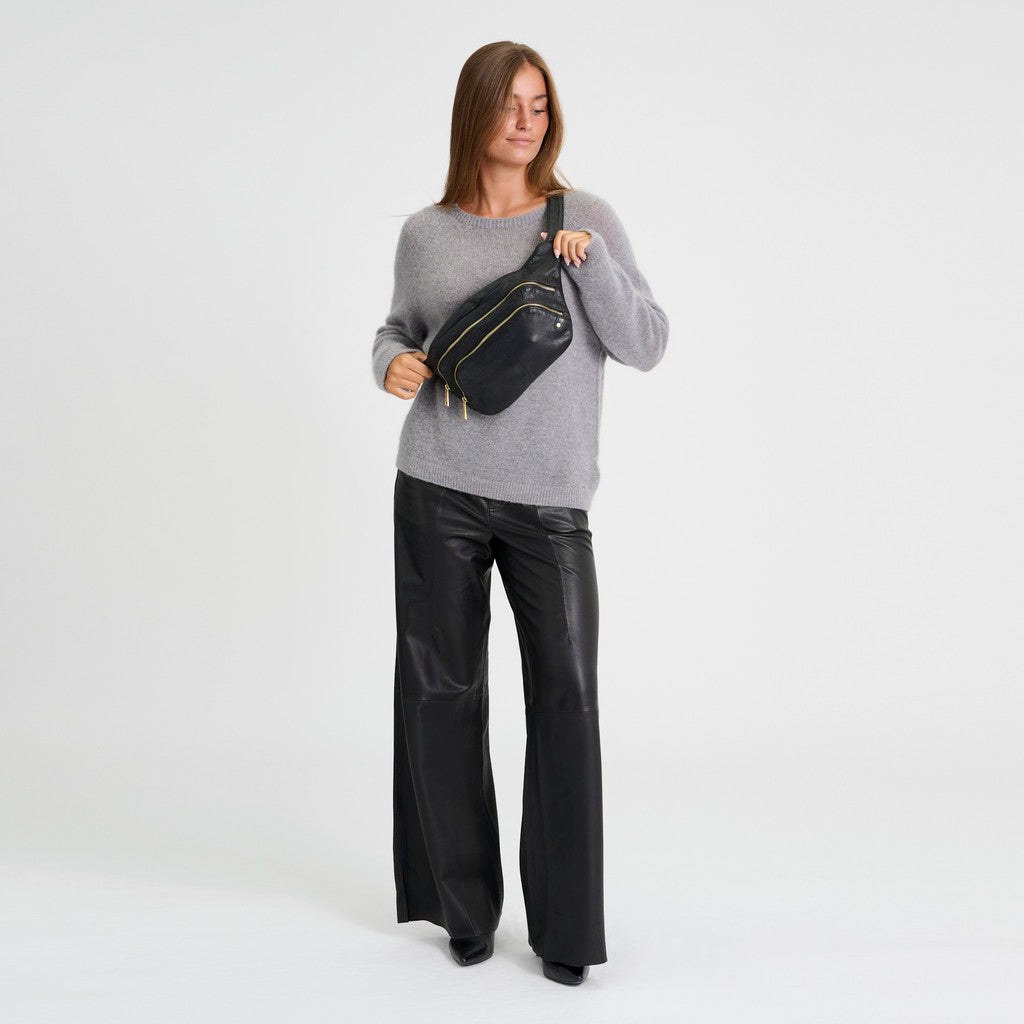 DEPECHE Classic bumbag Bumbag 099 Black