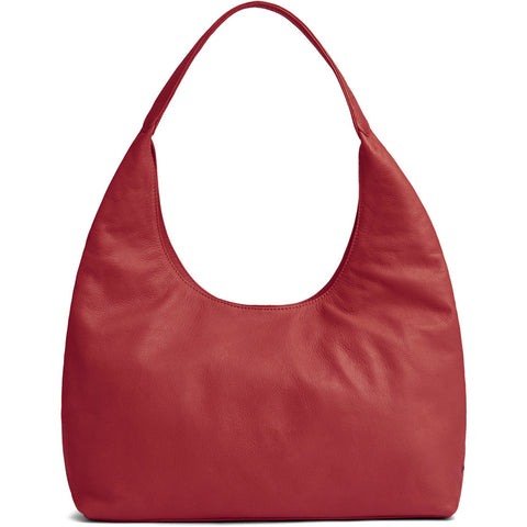 DEPECHE Classic calf leather shoulder bag Shoulderbag / Handbag 043 Red