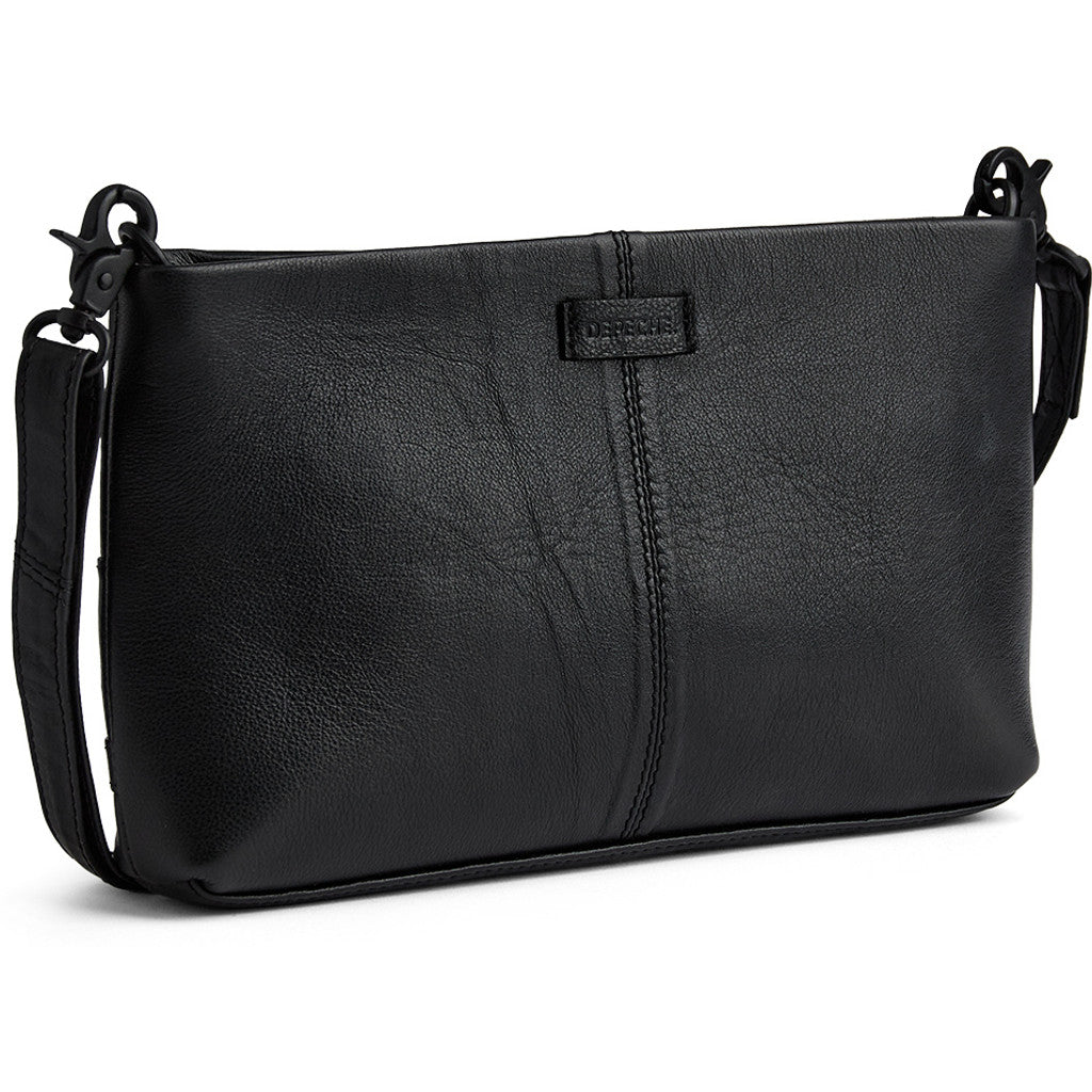 DEPECHE Classic clutch with a twist Clutch 099 Black (Nero)