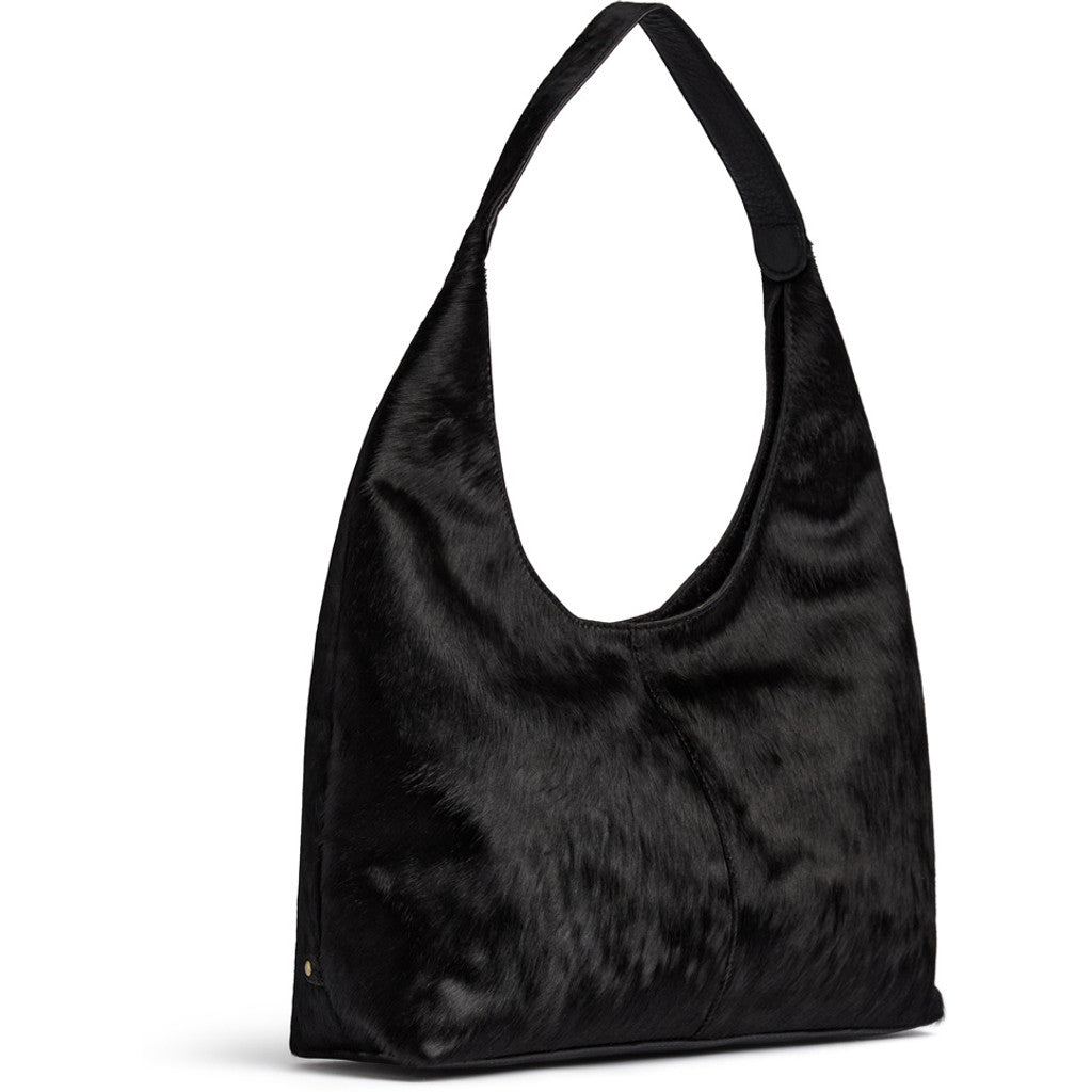 DEPECHE Classic hair-on shopper Shopper 095 Jet Black
