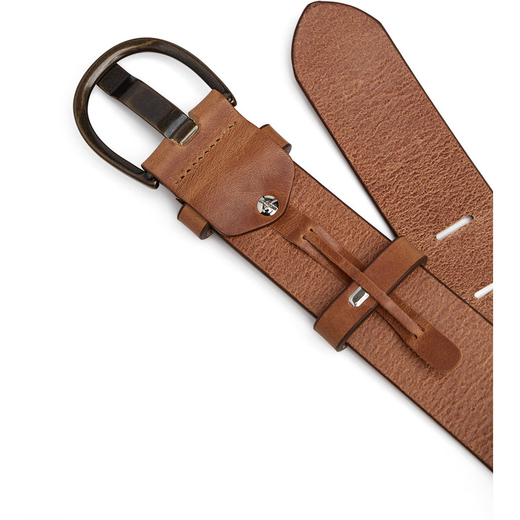 DEPECHE Classic jeans belt in delicious leather quality Belts 012 Nature 