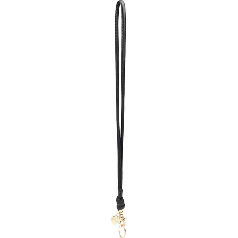 DEPECHE Classic keyhanger in soft leather Accessories 099 Black (Nero)