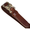 DEPECHE Classic leather jeans belt Belt 161 Dark brown