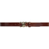 DEPECHE Classic leather jeans belt Belt 161 Dark brown