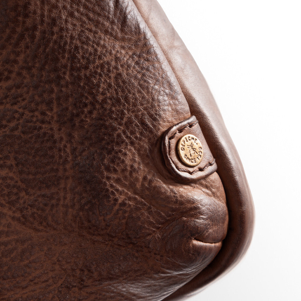 DEPECHE Classic mobile bag in soft leather quality Mobilebag 133 Brandy
