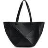 DEPECHE Classic shopper with cool twist Shopper 099 Black (Nero)