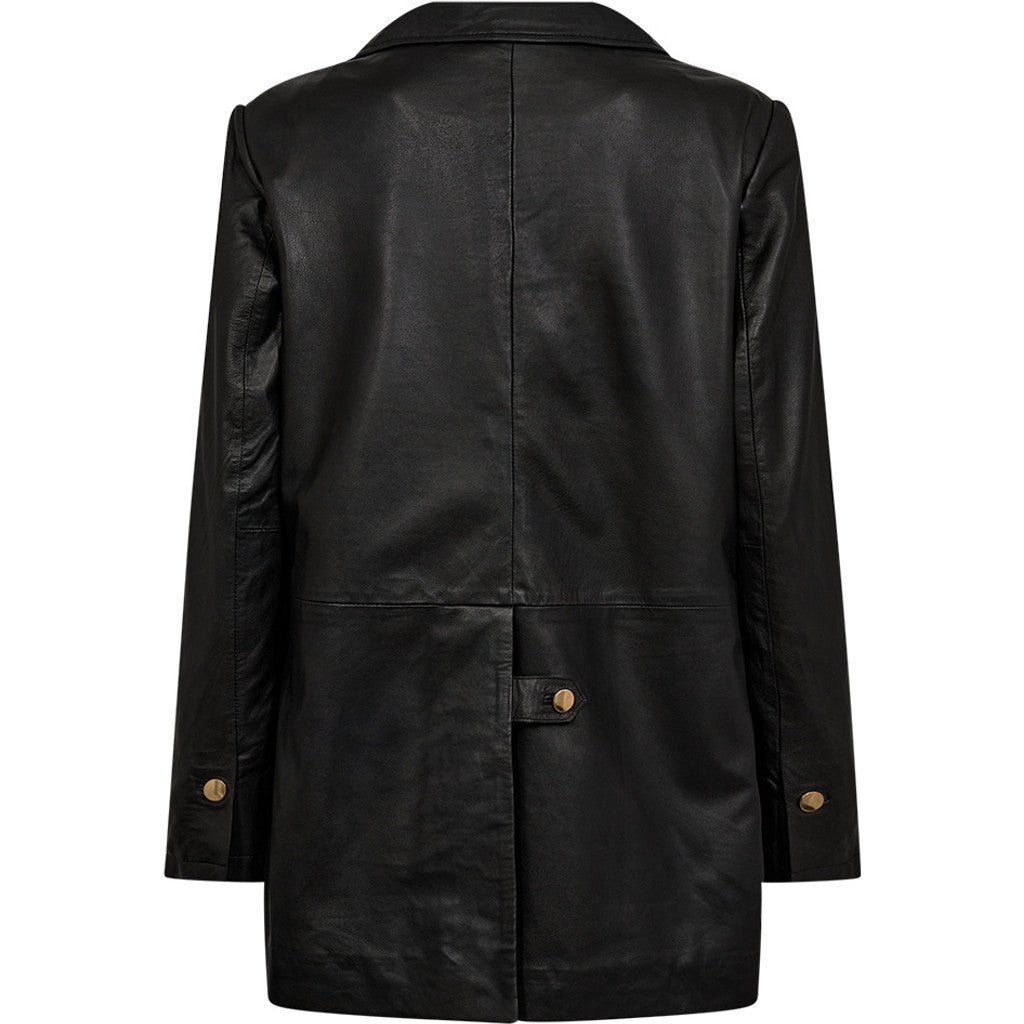 Depeche leather wear Classy Kenya leather blazer Blazer 099 Black (Nero)
