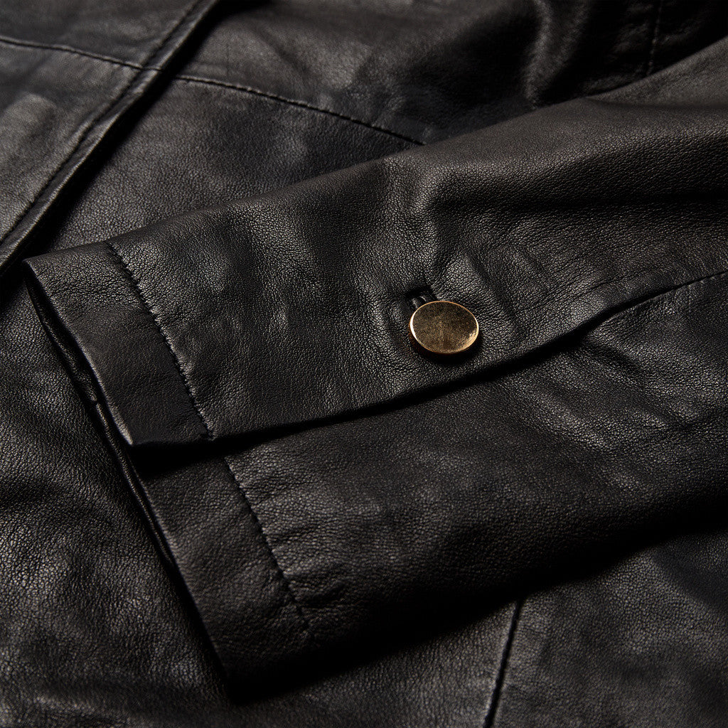 Depeche leather wear Classy Kenya leather blazer Blazer 099 Black (Nero)