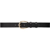 DEPECHE Classy belt in soft leather Belt 099 Black