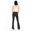 Depeche leather wear Cleo MW Flare Leather Pants Pants 099 Black