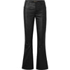 Depeche leather wear Cleo MW Flare Leather Pants Pants 099 Black