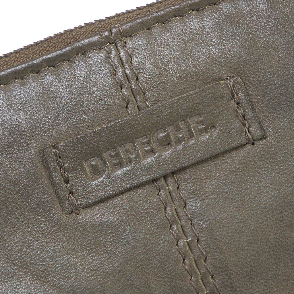 DEPECHE Elegant and Timeless Clutch Clutch 049 Army Green