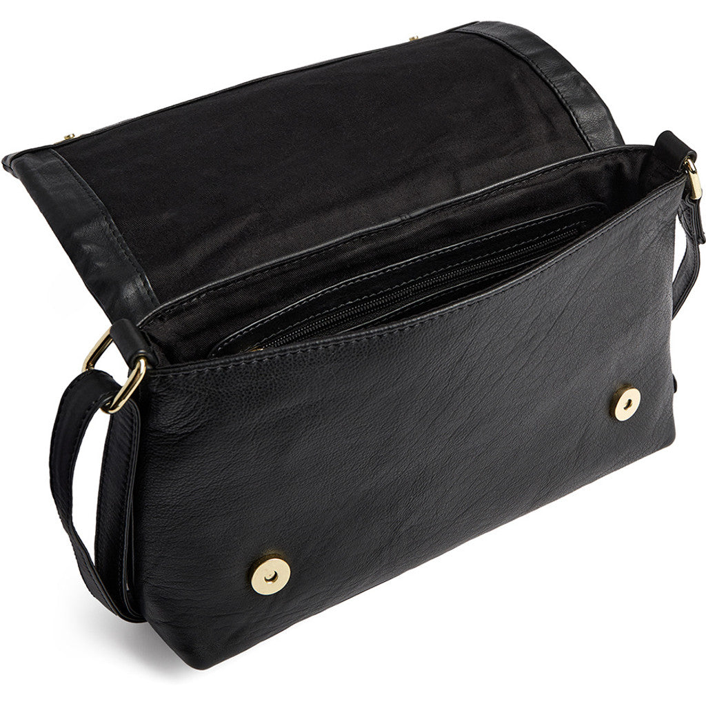 DEPECHE Clutch with chain detail Clutch 099 Black (Nero)