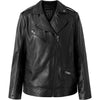 Depeche leather wear Cool and raw biker jacket in soft quality Jackets 099 Black (Nero)