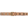 DEPECHE Cool jeans leather belt decorated with large eyelets Belts 012 Nature 