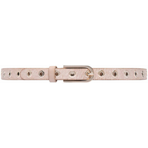 DEPECHE Cool narrow belt with details Belts 011 Sand