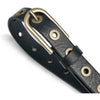 DEPECHE Cool narrow belt with details Belt 101  Dark blue