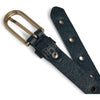 DEPECHE Cool narrow belt with details Belt 101  Dark blue