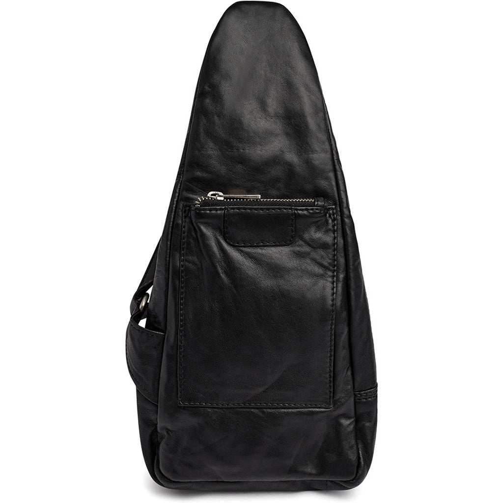 DEPECHE Cool unique bumbag in soft leather Bumbag 099 Black (Nero)