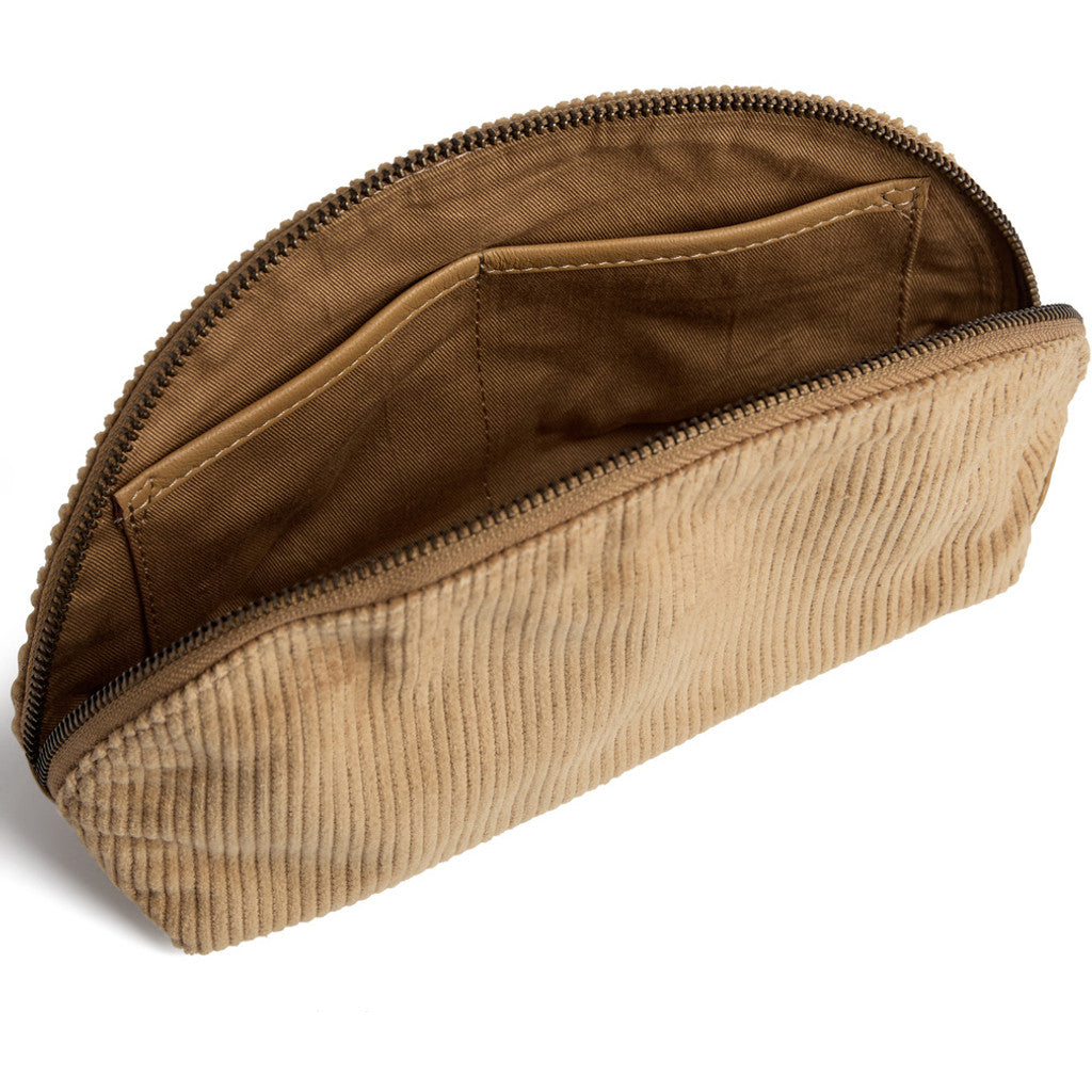 DEPECHE Corduroy Make up bag Make up bag 013 Tan
