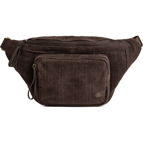 DEPECHE Corduroy bumbag Bumbag 015 Brown