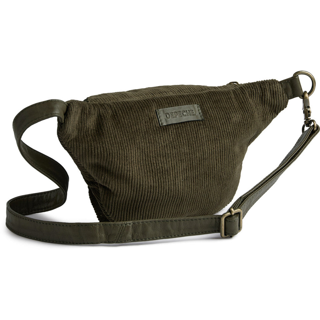 DEPECHE Corduroy bumbag Bumbag 049 Army Green